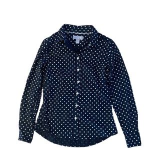 Banana Republic | polka dot button down
